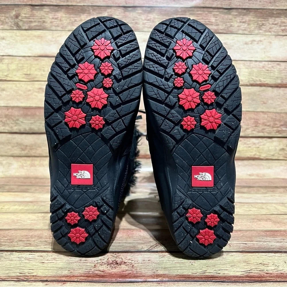 The North Face Nuptse Purna Black High Lace Up Winter Boots